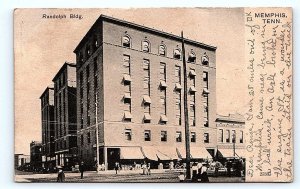 MEMPHIS, TN Tennessee ~ Street Scene RANDOLPH BUILDING 1907 PCK Postcard