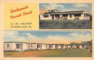 North East Pennsylvania Goodspeeds Tourist Court and Dairy Bar vintage pc CC727