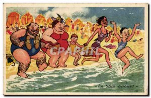 Humor - Illustration - swimming - swimming - beach - beach - The annuet bath ...