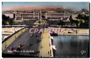 Postcard Old Paris Concorde Square