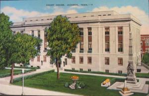 Jackson TN Court House Postcard