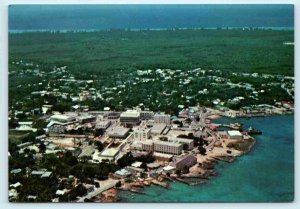 GEORGE TOWN, GRAND CAYMAN ~ Aerial View CAPITAL CITY Tax Haven 4x6 Postcard