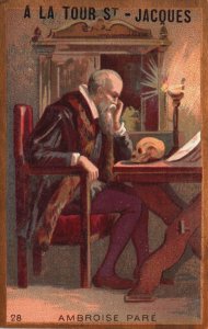 Victorian Trade Card Tour St. Jacques Ambroise Paré L1