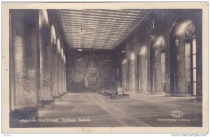 RP, Interior, Stadshuset, Gyllene Salen, Stockholm, Sweden, 1920-1940s