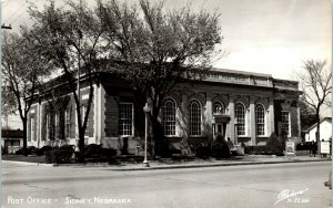 1940s Post Office Sidney Nebraska Sanborn Real Photo Postcard