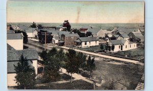 Davenport Iowa IA Postcard Exterior Houses Building Street c1905 Vintage Antique