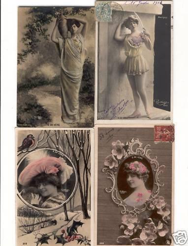 DE VERE. E. THEATRE 20 Cartes Postales 1900-1920.