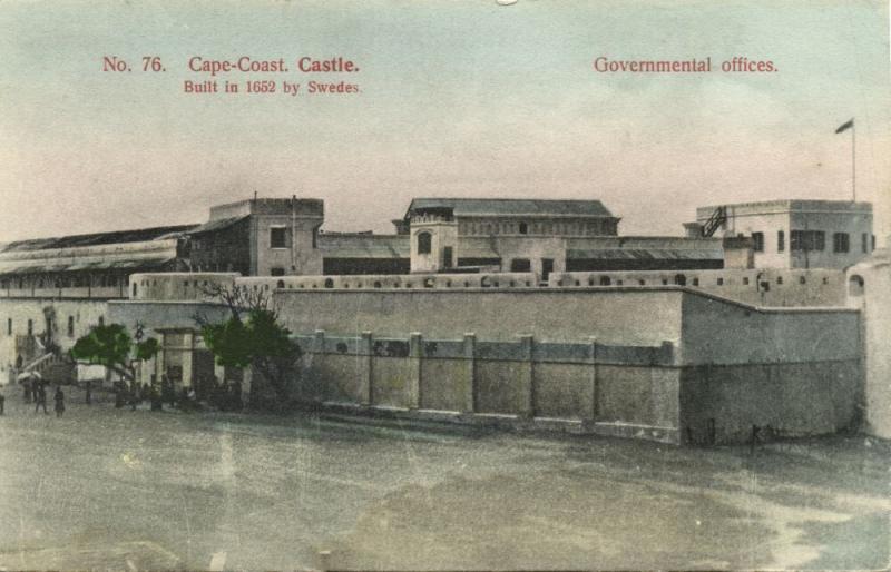 ghana, Gold Coast, CAPE COAST, Castle, Government Offices (1910s) Postcard