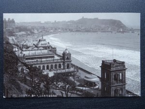 Yorkshire SCARBOROUGH The South Bay - Old RP Postcard by W.H. Palmer