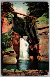 Postcard NY c1909 Fawn’s Leap Kaaterskill Clove Catskill Mts. Cairo Doane Cancel