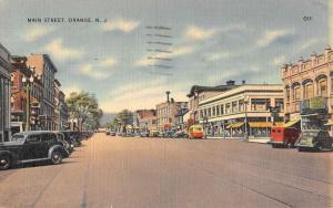 Orange New Jersey Main Street Scene Historic Bldgs Antique Postcard K53217