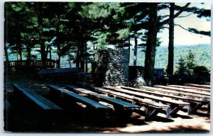 M-63028 Cathedral of the Pines Pulpit and Choir Mound Rindge New Hampshire