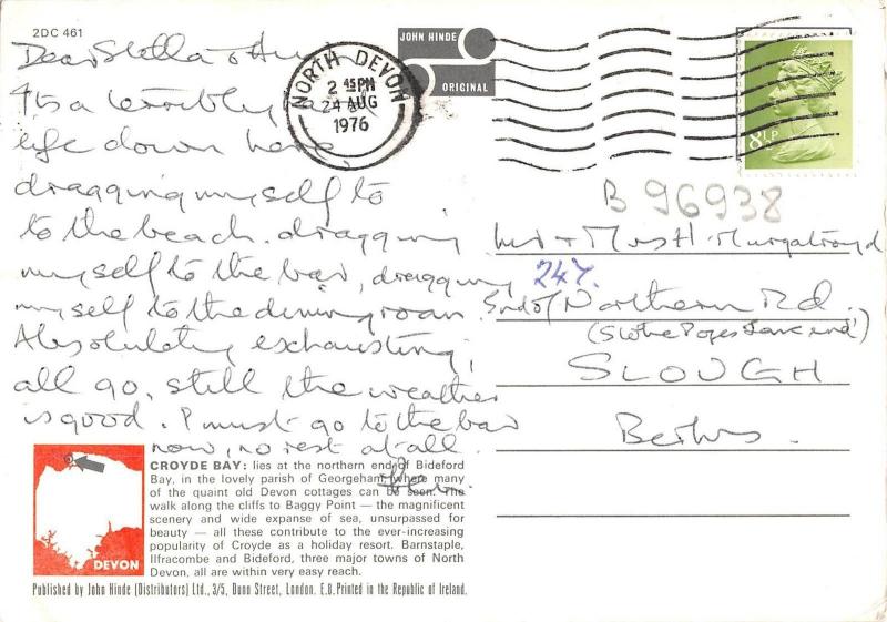 B96938 croyde bay north devon   uk