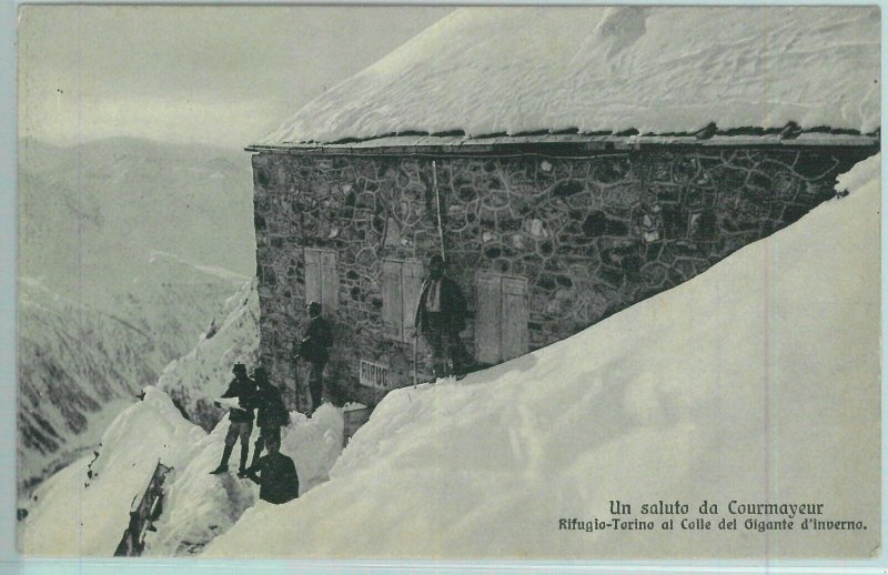 97494 - vintage postcard - AOSTA province - COURMAYEUR Refuge Turin-