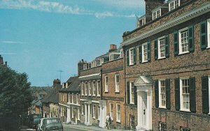 Fore Street Hatfield Hertfordshire Mini Car 1970s Postcard
