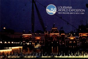 1984 New Orleans World's Fair The Centennial Plaza At Night