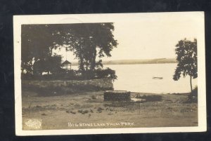 RPPC BIG STONE LAKE SOUTH DAKOTA BIGSTONE SD 1913 VINTAGE REAL PHOTO POSTCARD