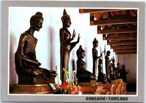 M-52882 Various images of Lord Buddha in Wat Benchamabophitr Bangkok Thailand