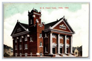 Methodist Episcopal ME Church South Tulsa Oklahoma OK DB Postcard V14