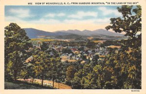 Hamburg Mountain Weaverville, North Carolina NC Postcard
