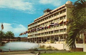 San Juan Puerto Rico International Airport Hotel Vintage Postcard K62966