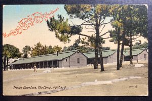 Mint Picture Postcard South Africa Troops Quarters The Camp Wynberg