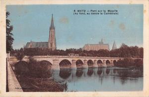 BT14470 Pont sur la moselle Metz            France