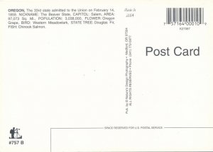 Map of Oregon - Lighthouse - State Flag - State Seal