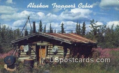 Trappers Cabin - Interior of Alaska , Alaska AK