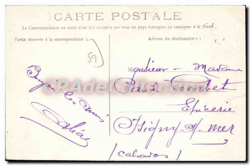 Postcard Old Lille Rue Faidherbe