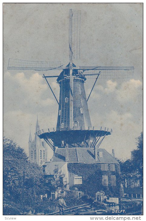 Windmill , DELFT , Netherlands , 00-10s ; Molen a.ld. Spoorsingel