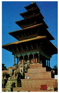 Nyatapola Temple Bhaktapur Nepal Postcard PC1072