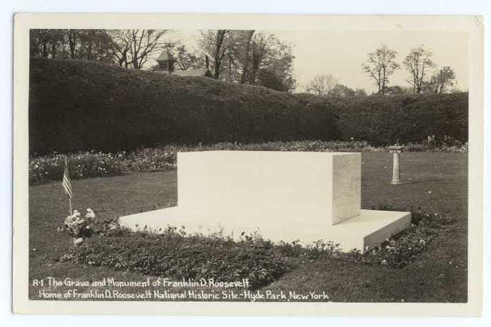 RP Franklin D. Roosevelt Grave Hyde Park NY New York