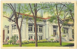 Lawson-McGhee Library  Knoxville Tennessee Mailed 1940