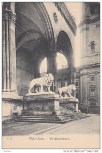 Feldherrnhalle, Munchen (Bavaria), Germany, 1900-1910s