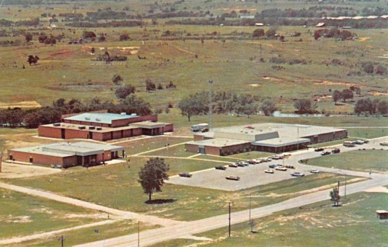 Seminole Oklahoma Junior College Birdseye View Vintage Postcard K58564