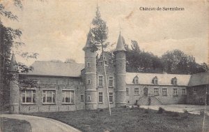 A152 France Chateau de Saventhem Castle vintage postcard