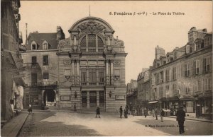 CPA Fougeres Place du Theatre (1236576)