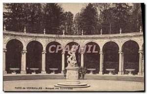 Old Postcard Park of Versailles Colonnade Grove