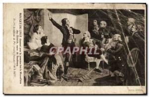 Old Postcard Rouget de L & # 39isle the Marseillaise sung by Dietrich Mayor o...