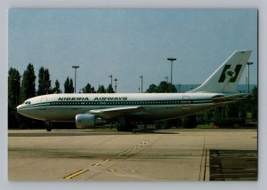 Aviation Airplane Postcard Nigeria Airways Airlines Airbus A-310-222 5N-AUG L4