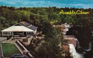 New York Ausable Chasm Rainbow Falls