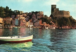 Vintage Postcard  Luci E Colori D'Italiana Golfo De La Spezia Lerici Italy