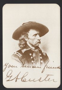 General GEORGE ARMSTRONG CUSTER 1839-1876 Old West Collectors Series Cont'l