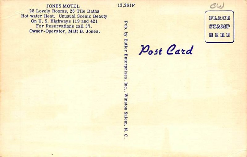 Jones motel Harlan KY