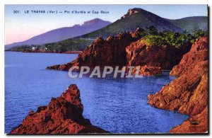 Postcard Old Trayas (Var) Peak Aurele and Cap Roux