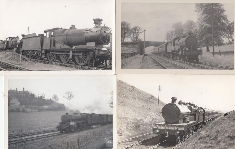 LMS Class 4-4-0 4-6-0 Seaforth Highlander 4x Train Postcard Photo s