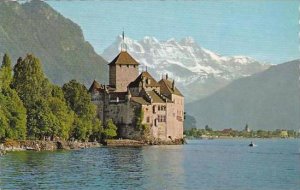 Switzerland Chateau de Chillon a Montreux 1964