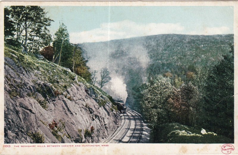 Between CHESTER & HUNTINGTON, Massachusetts, 10-30s; The Berkshire Hills, Train