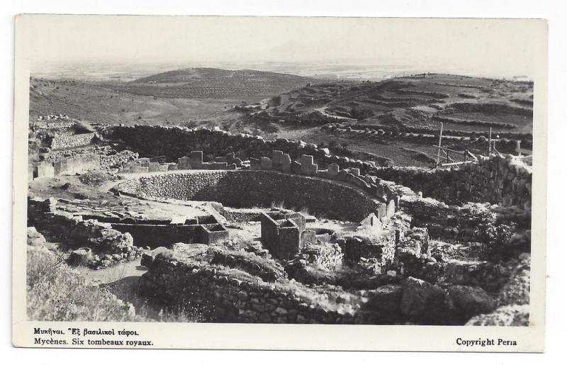 Greece Mycenes Six Tombeaux Royaux Royal Tombs Perla